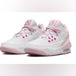 NEW Nike Air Jordan Max Aura 5 GS White Fierce Pink 6.5Y Women's 8